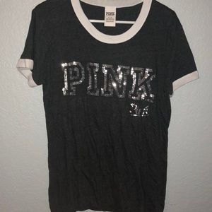 PINK Sequin Tee